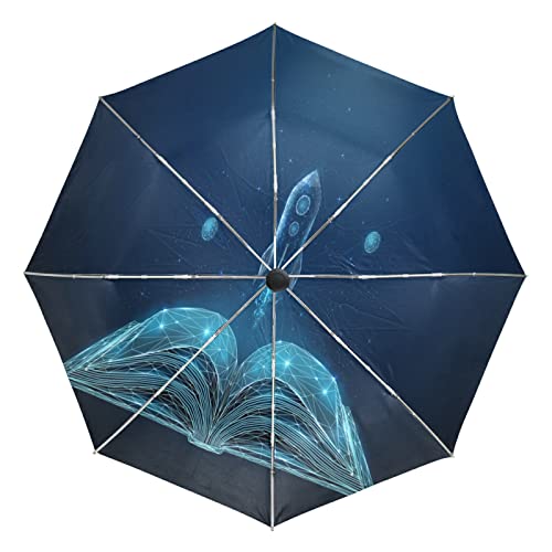 Parapluie automatique robuste pour ne plus jamais être mouillée par le vent