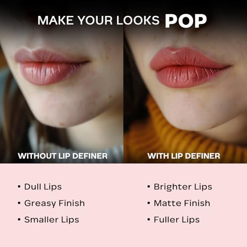 Image of FACES CANADA Ultime Pro Lip Definer - Mocha Brown 13, 0.35g | Rich & Creamy Texture | Matte Finish | Fuller & Brighter Lips | Esily Blendable | Highly Pigmented | Waterproof & Smudgeproof (Pack of 2)
