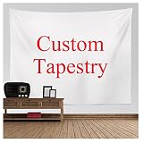 Custom Photo Tapestry Wall Hanging Boho Mandala DIY Design Printed Cloth Fabric Large Tapestry Blanket Customize Anime Tapestry (400x230cm)