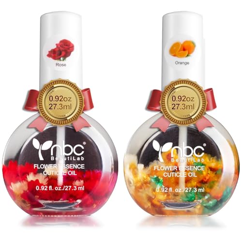 nbc BeautiLab Olio per cuticole, Olio per la crescita delle unghie Miscela naturale di jojoba, vitamina E, vitamina B, Olio per cuticole per, Aceite Para CutíCulas De UñAs Que Contiene Vitaminas B