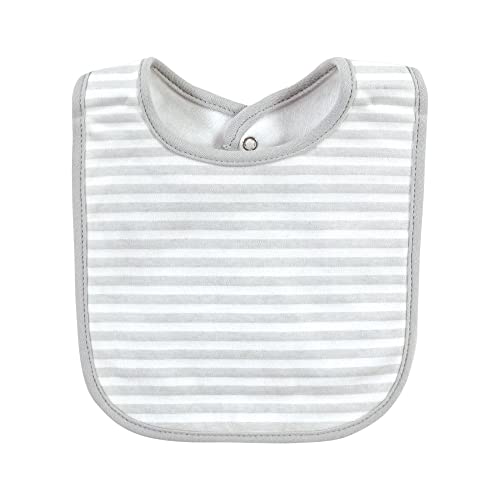 Image of Hudson Baby Unisex Baby Cotton Bibs, Hugasaurus, One Size