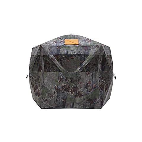 Barronett Blinds® Feather Five, Portable Hunting Blind, Huge Interior, Lightweight, 4-Person, Bloodtrail® Backwoods, 72” x 84” x 84”, FF500BW Cover