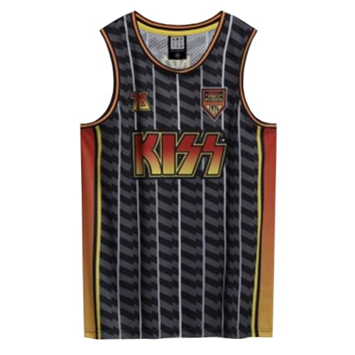 Maillot de basketball Kiss Destroyer tissu technique finitions brodées haut de gamme