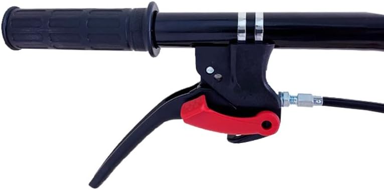 Close-up of SAKAWA 1G72 Tiller clutch lever