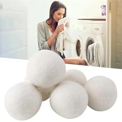 6 bolas antiestáticas para lavadora y accesorios de secadora reutilizables 6