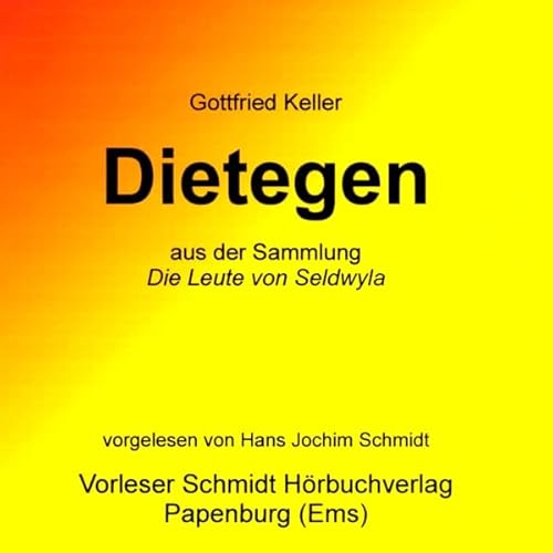 Dietegen Audiolivro Por Gottfried Keller capa