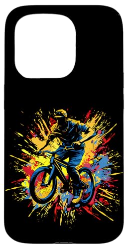 BMX ���C�_�[ �o�C�N ���]�� �X�^���g ���[�V���O �X�}�z�P�[�X iPhone 15 Pro �p