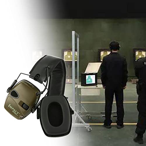 Fancyes eletrônico Dobrável protetor de Ouvido Anti-Ruído Earmuffs Tiro Caça Orelhas de Protecção de