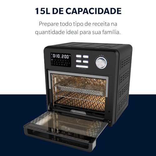 Oster Forno e Fryer 15L Multifunções Compact 10 em 1 OFOR160-127 glide