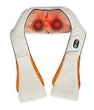 carepeutic deluxe Zweedse Shiatsu kneden full-body massageapparaat met verwarmde therapie, beige