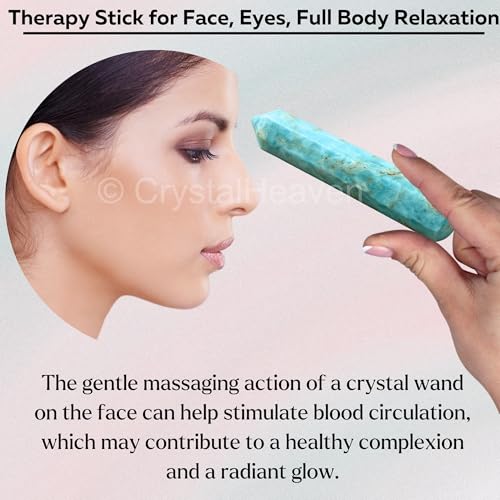 Image of Caribbean Calcite Crystal Wand - Pointed Crystal Wand for Energy Healing, Chakra Balancing, Meditation and Home Decor - Crystals and Healing Stones for Gift