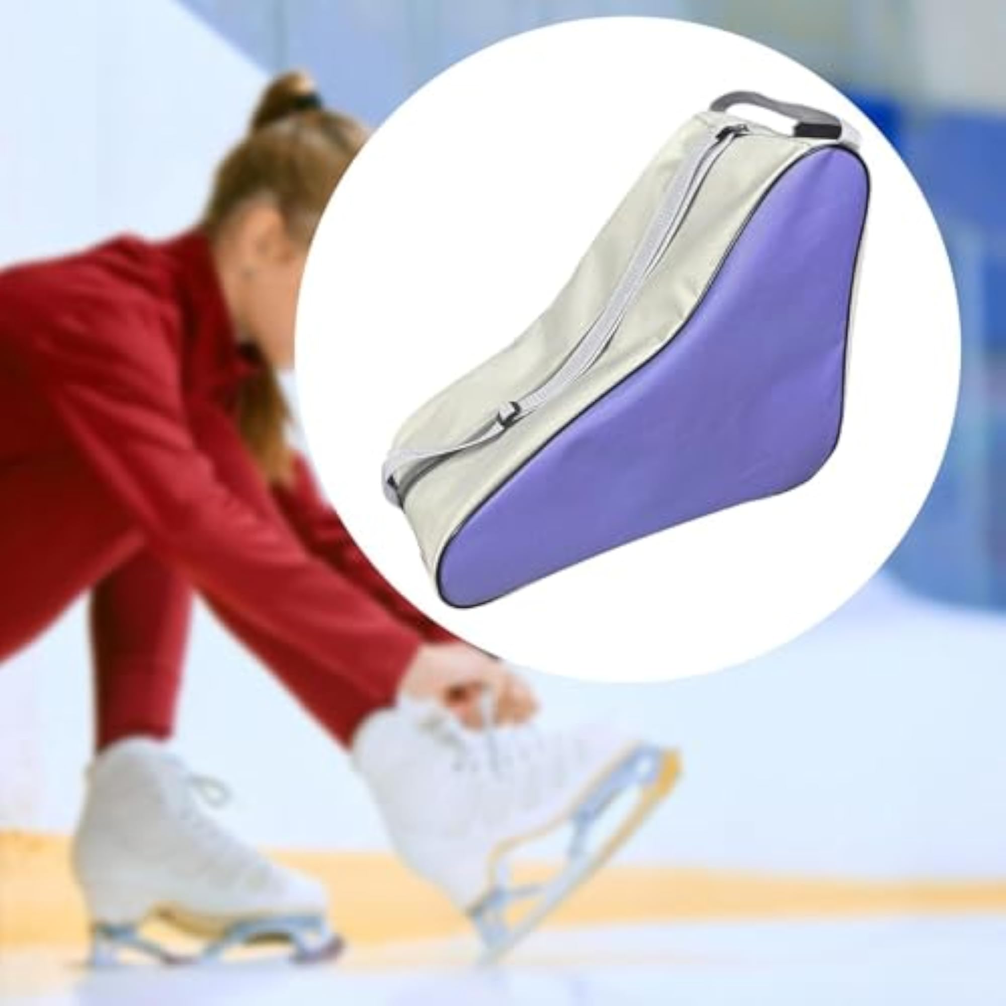 Lightweight Ski Boot Bag Protector, Purple for Snowboarding