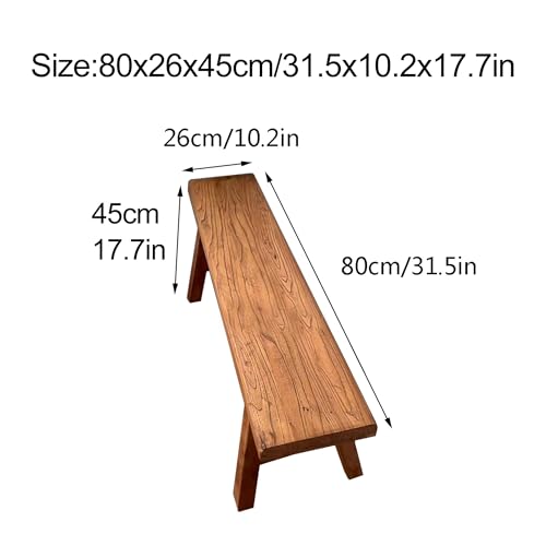 Banc à chaussures bois massif pour optimiser et ranger une entrée étroite - 3