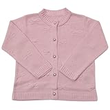 Casaco Casaquinho Cardigan Tricô Tricot Frio Bebê Menino e Menina Infantil Luxo (BR, Idade, 3 Anos, Rosa)