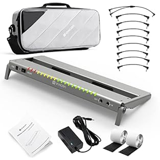 [All-in-One Design] Built-in TRUE ISOLATED power supply for gigging or playing live in any capacity with 8 outputs, results in great noise reduction also a tidy, more intuitive pedalboard operation overall, keeping you away from ground loops, just en...