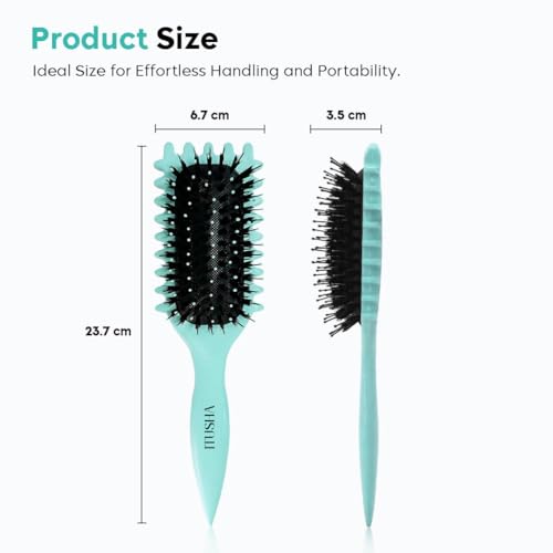 Image of (PACK OF 1) - Curly Hair Comb, Curl Defining Comb, Bristle Hair Brush Styling Brush, Curly Hair Comb, Curl Detangler Hair Brush, Shaping & Defining Curls For Women