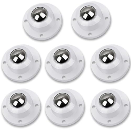 PROBIZ Self Adhesive Caster Wheels - 360° Swivel Wheels for ...