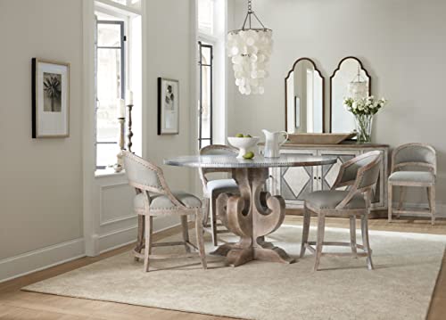 Hooker Furniture Boheme Ascension 60 Inch Zinc Round Dining Table #TOP5