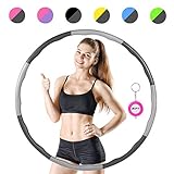 2.Entsprechend Ihrer Figur kann es angepasst werden. Das Paket ist 8 Abschnitte, Sie können 1 oder 2 Abschnitte entfernen und dann 7 Abschnitte oder 6 Abschnitte für den Hula Hoop einrichten 8 Abschnitte sind 88 cm (34,6 inch), 7 Abschnitte sind 78 cm (30,7inch) und 6 Abschnitte sind 68 cm (26,7 inch)