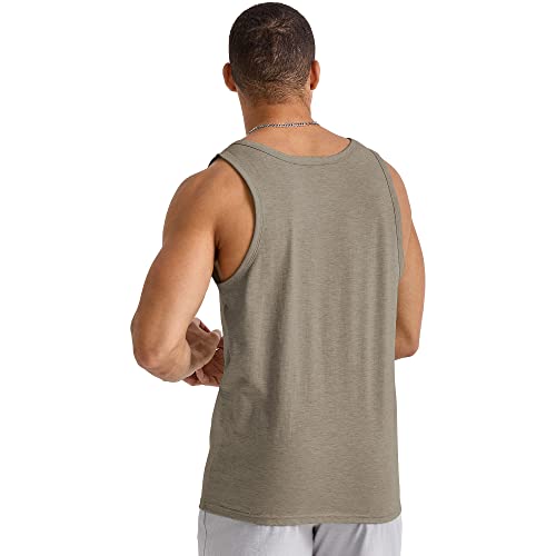 Image of Hanes Mens Originals Tri-Blend Tank Top, Lightweight Tanks for Men, Sleeveless Tank Shirt