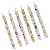 Oxxggkao 6PCS Sicher für Kinder Elektronische Kerze Programmierbare Timer Fernbedienung Rauchfreie...