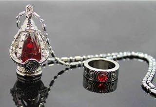 AD014 コスプレ小物 魔法少女まどか☆マギカ/佐倉杏子 ・ソウルジェム＋指輪セット/コスプレ道具