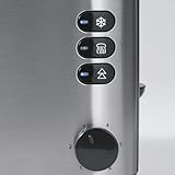 Severin Automatik-Toaster, 2 Langschlitzkammern, Für bis zu 4 Brotscheiben, 1.400 W, AT 2509, edelstahl/schwarz - 9