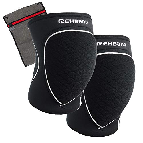 Ziatec Rehband PRN Genouillère + Filet à Linge pièce et Paire, Taille:S - 1 Paire, Couleur:Noir