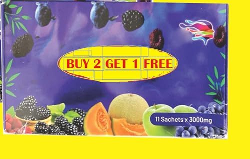 d.l.v.a s-c made in malaysia pack of ONE 11 sachets 3000mg each