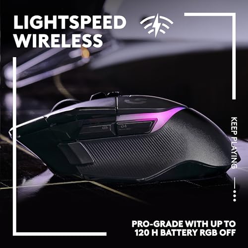Image of Logitech G502 X PLUS LIGHTSPEED Wireless RGB Gaming Mouse and G640 SE Large Cloth Gaming Mouse Pad (460 x 400 x 3 mm) - Black