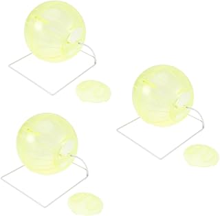 FRCOLOR 3 Peças Bolas De Treino De Roda De Ouriço Para Exercícios De Pequenas Criaturas Brinquedos Hamster Correndo Gaiolas E Habitats De Hamster Bolas De Cobaia Para Correr Em Hamster