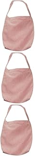 3 Piezas Bolso De Mano De Mochila Bandolera Niña Bolsa De Mensajero De Color Sólido Bolso Messenger De Bolso Bandolera Vintage Bolso De Mano Bolsos De Hombro Rosa