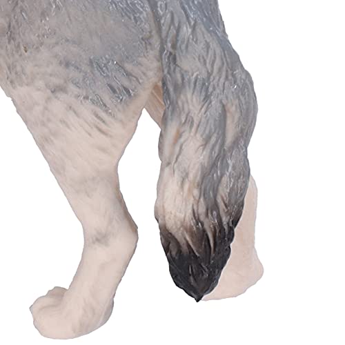 Brinquedo de estatueta de lobo, crianças Brinquedo cognitivo Estatuetas de brinquedo de lobo Simulaç