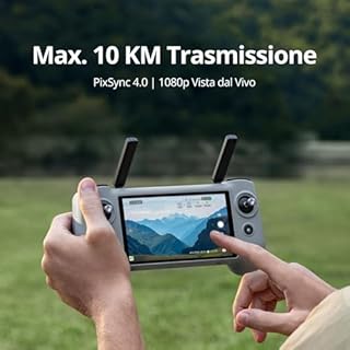 Potensic ATOM 2 Fly More Combo con RC PTD 1, Drone con Video 4K, Foto 8K, <249g, Gimbal 3 Assi, Trasmissione 10 km, AI Segui, AI Scatto Notturno, Riprese Verticali, QuickShots (96 Minuti di Volo)