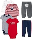 Simple Joys by Carter's baby-boys 6-piece Bodysuits (Short and Long Sleeve) and Pants SetPants Set