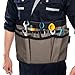 Klmnop Window Tint Tools Apron, Tool Pouch Waist Bag with Adjustable Belt, Waterproof Oxford Multi-Pocket for Vinyl Wrap(Khaki)