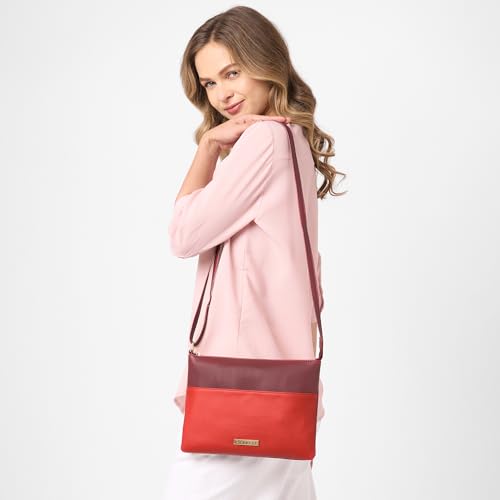 Image of Caprese Kiwi Medium Sling Bag for Women with Adjustable Strap & Zipper Closure for Comfortable Wear | Versatile Handbag for Everyday Use, Travel, and Special Occasions
