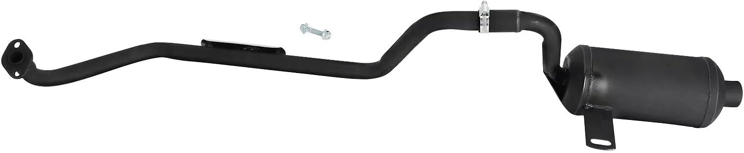 28mm Exhaust Pipe Muffler+ Gasket for GY6 125cc 150cc 200cc ATV Quad Dune Buggy Taotao
