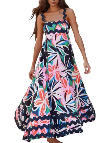 Ecosunny-Womens-Summer-Dress-2024-Spaghetti-Strap-Sleeveless-Smocked-Rickrack-Trim-Boho-Floral-Flowy-Maxi-Dresses