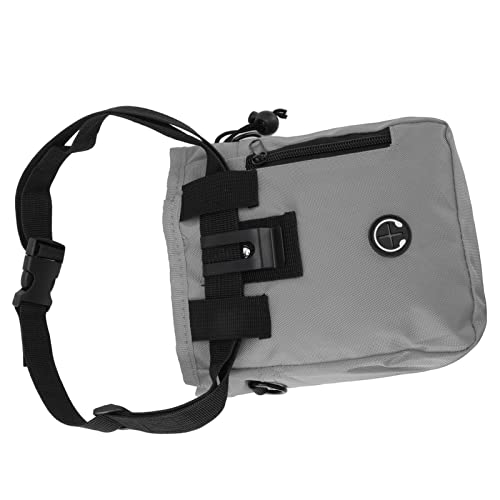 GLOGLOW Saco de treinamento de cães, clipe de cinto de metal resistente de grande capacidade, bolsa
