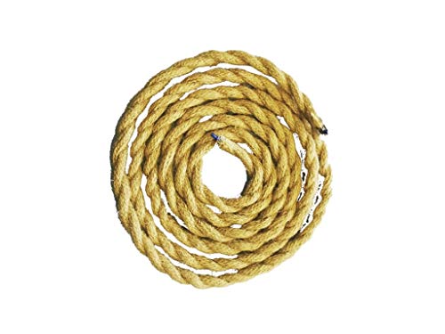 Cable trenzado de 5m 2x0.75mm, ideal para conexiones eléctricas y proyectos de bricolaje. Flexible y resistente para uso doméstico.