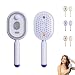 2026 Neue Elektrische Dampf-Haarglätter-Bürste, Wiederaufladbare Entwirr-Dampfbürste für Haar, Steam Hair Straightener Brush, Haarbürste mit Wassertank, reduziert Frizz, Antistatisch (Lila)