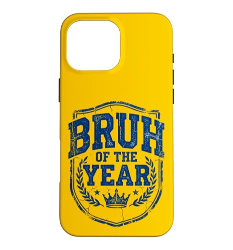 Bruh of the Year Funny Retro Vintage �X�}�z�P�[�X iPhone 16 Pro Max �p