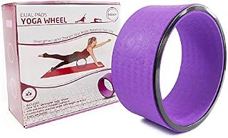 Stretching Yoga Wheel - Supports Warm Ups, Poses, Backbends - Extra Wide Dharma