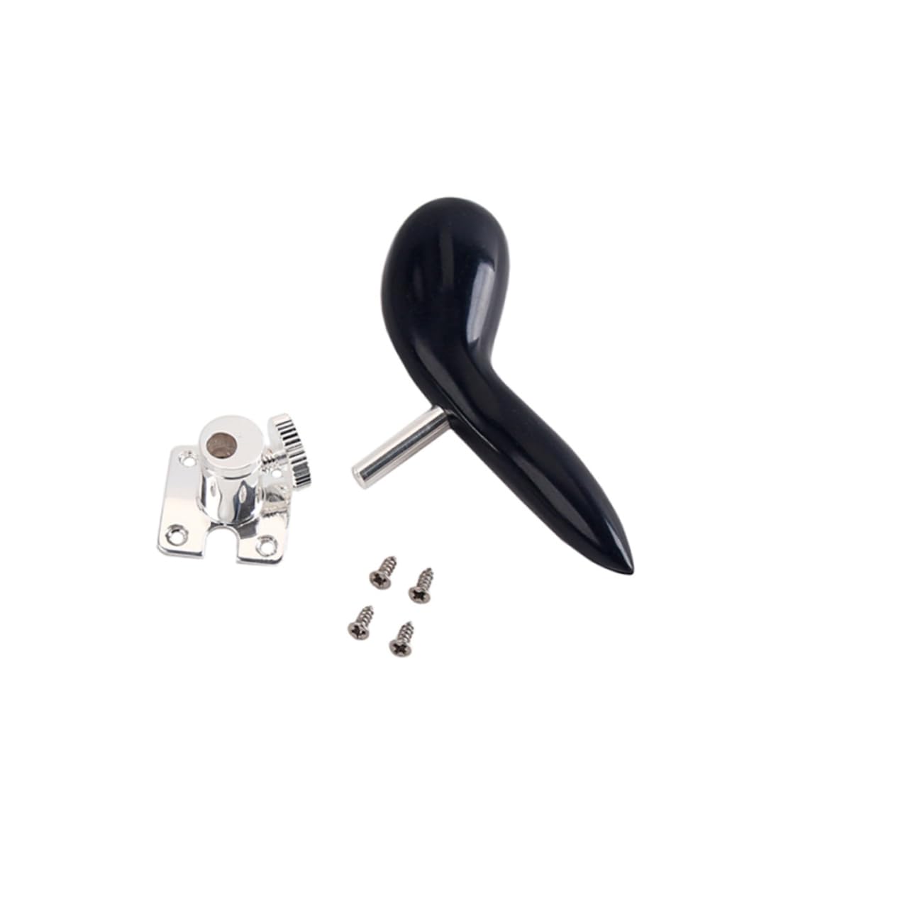 Supporto per Fagotto Cg10 Base Accessorio per Fagotto | Finitura Nero Lucida, Bakelite e Metallo, Design Ergonomico, Installazione e Rimozione Semplici, Resistenza alla Corrosione