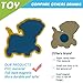 Fridge Magnets for Toddlers Farm Animals, Toddler Refrigerator Magnets for Kids 1-3, Big Full Back Magnetic Animal, Kid Magnet for Fridge, Cute Safe Soft Baby Magnet for Refrigerator and Whiteboard