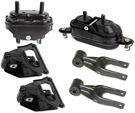 For 1998-1999 Oldsmobile Intrigue 3.8L Engine Motor & Trans Mount Set 6PCS : A2796 A5309 A5309 A2866 A2866 A2712 - K1077