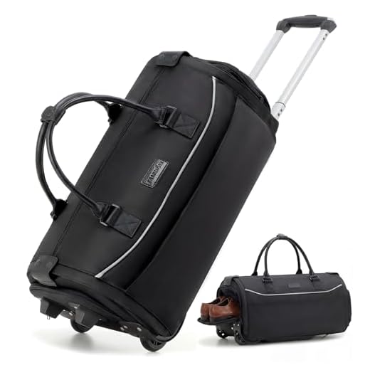 Fanwoli 3-in-1 Rolling Garment Bag