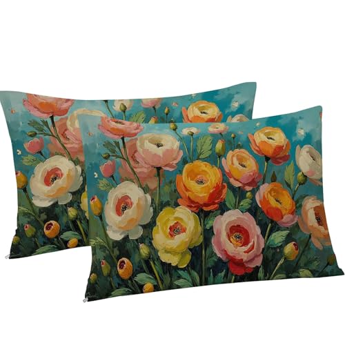 Housse de couette 200x200 fleurs avec fermeture éclair parure microfibre douce - 5