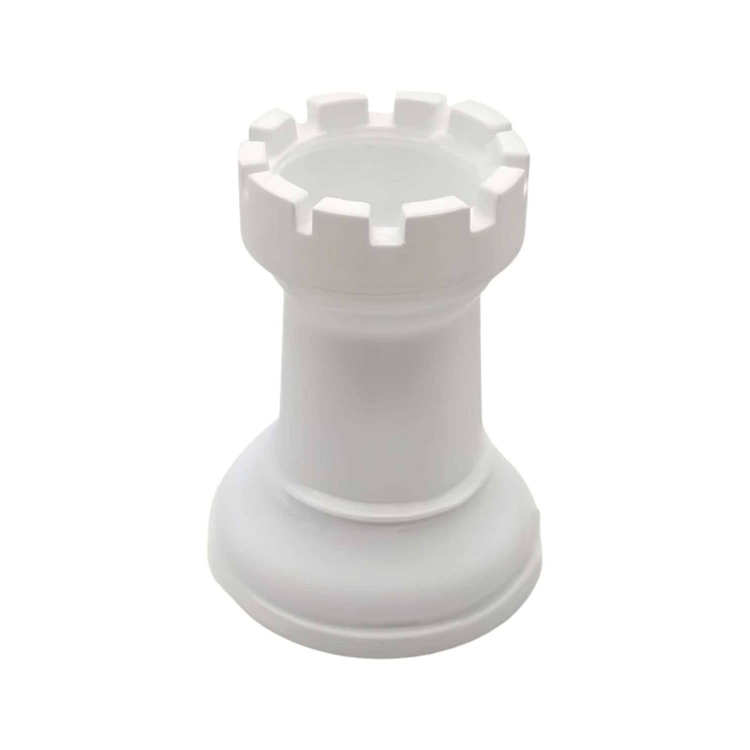 3D-Printed Chess Rook Pen Holder Matte Castle Tower Pencil Holder Textured Pen Cup Sculptural for Students, Study Room, White-image-35